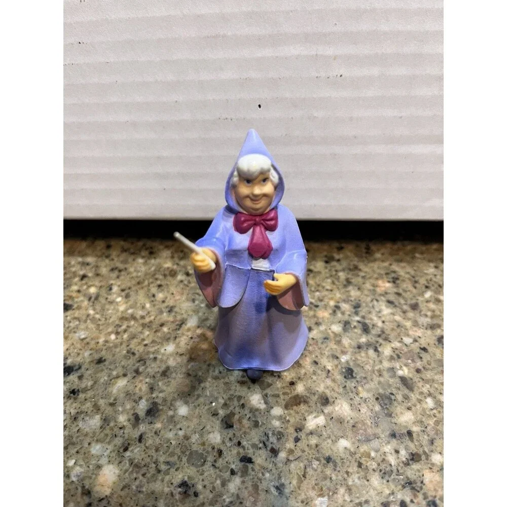 Disney Cinderella Fairy Godmother 3 1/2 inch Figure Cake Topper